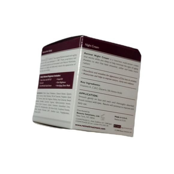 NWT Retinol Restorative Moisturizer Night Cream 50g - Picture 2 of 3